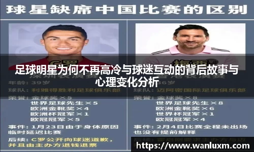 足球明星为何不再高冷与球迷互动的背后故事与心理变化分析